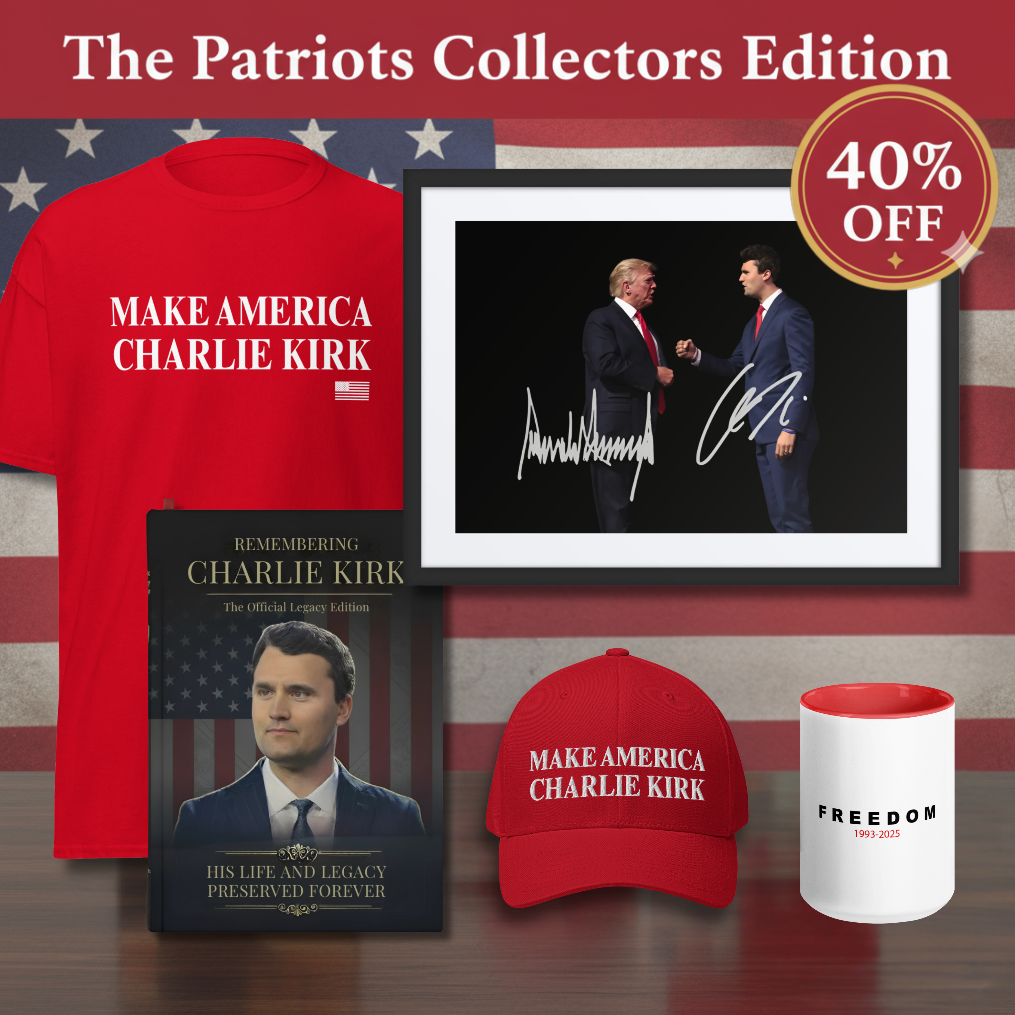 THE PATRIOT VAULT: CHARLIE KIRK COLLECTOR’S EDITION